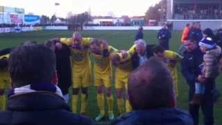 preview picture of video 'Beerschot-Wilrijk supporters na de match tegen Branddonk'