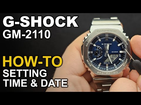 Gshock GM-2110 - Setting time and date - Module 5611