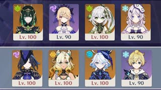 【原神】Ver.Luna Ⅶ 螺旋12層 激化ネフェル＆ガトリンデで星9攻略【Genshin Impact】