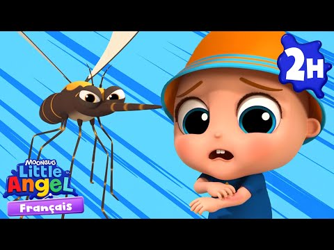 Un moustique m’a piqué le bras! | Comptines avec Bébé Louis | Little Angel Français