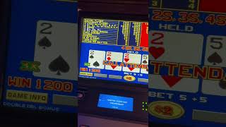 VIDEO POKER $20 BET BIG WIN! #slot #casino #casinojackpot