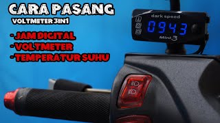 Download lagu CARA PASANG VOLTMETER &  JAM DIGITAL DI MOTOR HONDA BEAT FI mp3