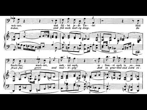 Seid fruchtbar alle (Die Schöpfung - J. Haydn) Score Animation