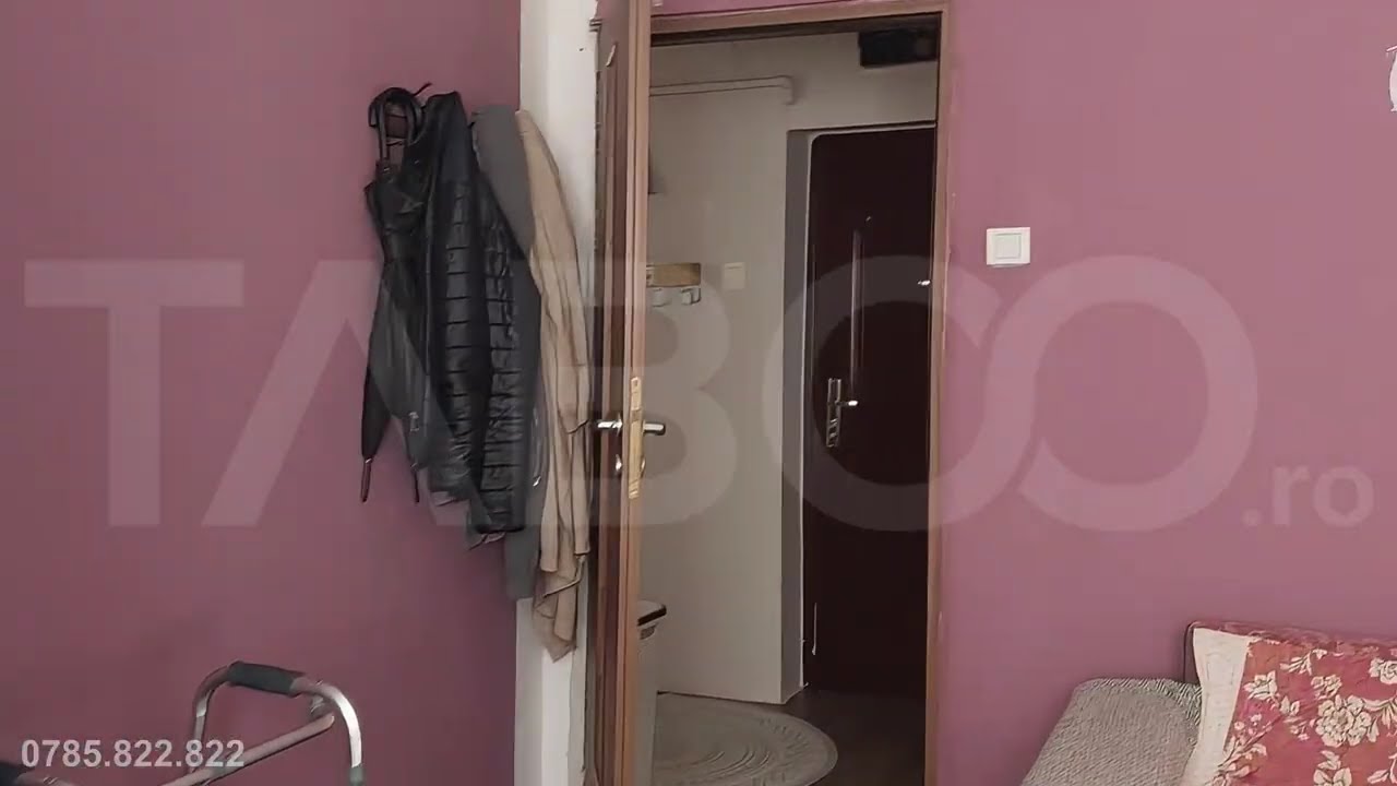 Comision 0% Apartament 3 camere 43 mpu etaj 1 Piata Noua Cisnadie - Video