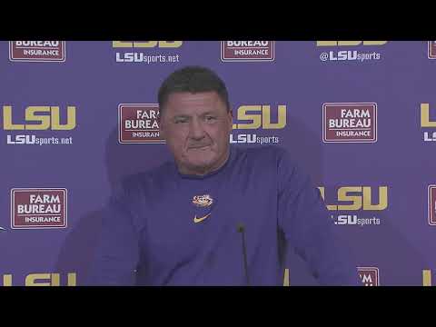 Ed Orgeron Postgame Press Conference - Nov. 27 vs. TAMU