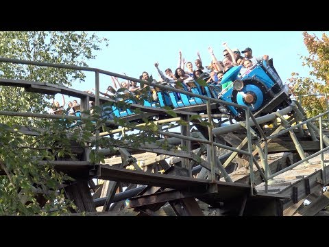 Off-ride footage of a Carolina Goldrusher train