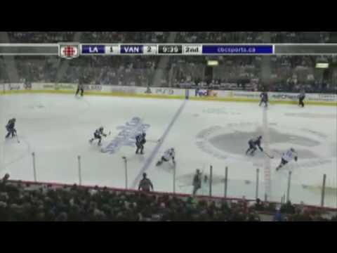 Vancouver Canucks vs Los Angeles Kings Game 1 4/15/10