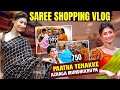 என்னோட Saree Look எப்படி இருக்கு ️ Saree Shopping Vlog Sunit