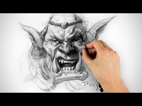 オークの図面 - タイムラプス (Orc Drawing - Timelapse)