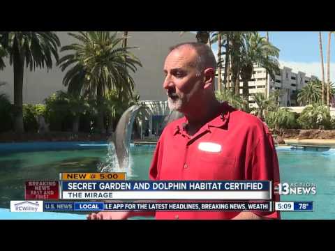 American Humane Association certifies Mirage's Secret Garden and Dolphin Habitat
