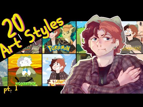 [Let's Art] 20 Art Styles Challenge!! | Pt. 1