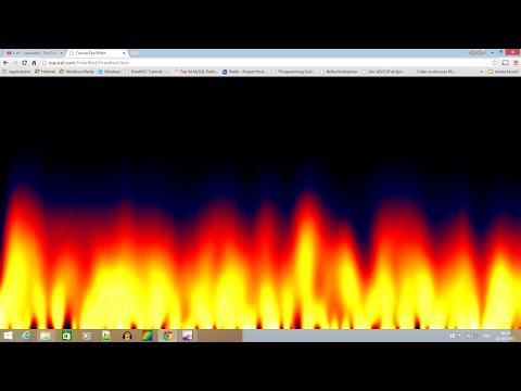Create a Fire Effect with Canvas HTML 5 and Javascript