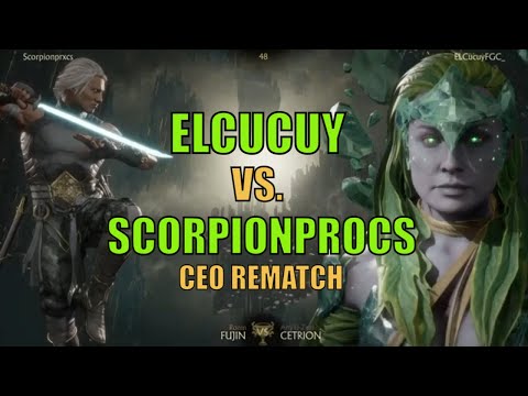 SCORPIONPROCS VS ELCUCUY - CEO REMATCH - KL Sets - Mortal Kombat 11 - Fujin vs Cetrion