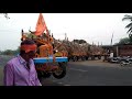 New Hindustan 60 on Sugarcane trolley # New Hindustan Tractor price # Mahindra 555 # Swaraj 855