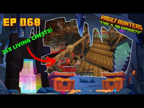 SKY VAULTS EP68: Super Juicy Mushroom Rooms! - Vault Hunters 1.18 (Modded Minecraft)