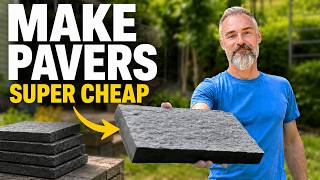 Make Your Own Garden Pavers For Super Cheap