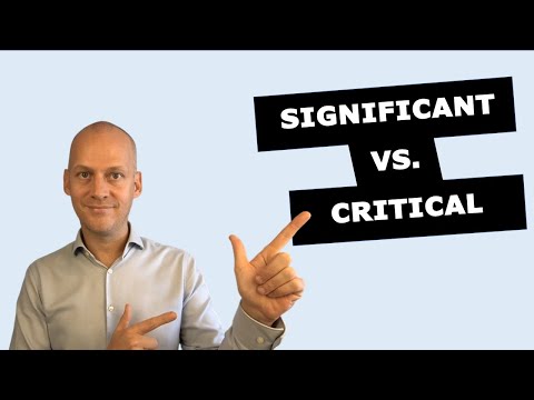 SC vs CC: Significant vs Critical Characteristics