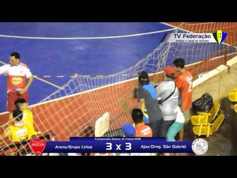 Arena/Grupo Lírios x Ajax/Drogaria São Gabriel - Goianão de Futsal 2015 - Semifinal Ad Masc