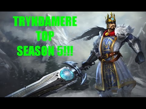 League Of Legends in a nutshell!!! King Tryndamere - Top Lane - Season 5 - Full Gameplay