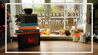 Stationery Spooktacular Archer & Olive Haul + Halloween Box Unboxing