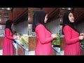 Bundha Hijab Montok Live Pakai Gamis Ketat