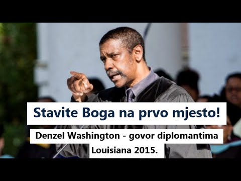 Stavite Boga na prvo mjesto - Denzel Washington (hrvatski titlovi)
