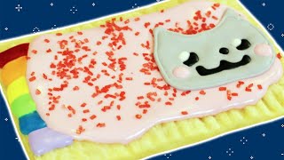 HOW TO MAKE HOMEMADE NYAN CAT POPTARTS - NERDY NUMMIES