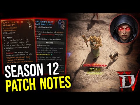 Diablo 4 Season 12 Patch Notes Full Analysis