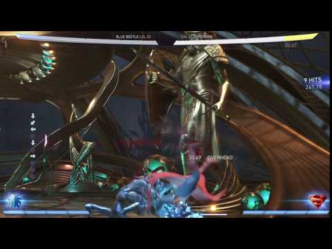 Injustice 2: Blue Beetle restand (5) - probably max damage corner meterless