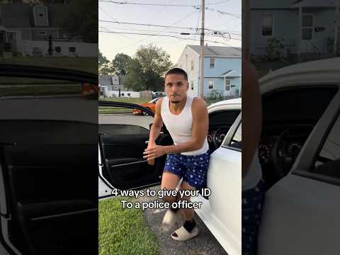 Giving your license to a cop 101 pt2 #trending #funny #viral #shorts #cars #relatable #automobile