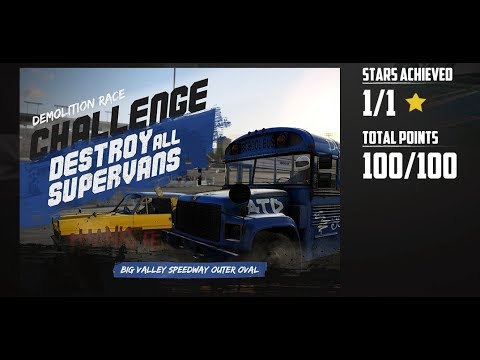 WRECKFEST Walkthrough Gameplay Part 28 - DESTROY ALL SUPERVANS