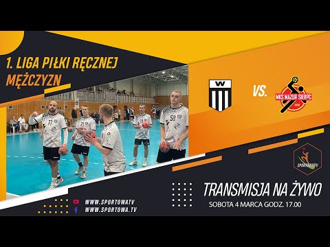 1. liga piłki ręcznej mężczyzn KS Warszawianka vs MKS Mazur Sierpc [2023.03.04]