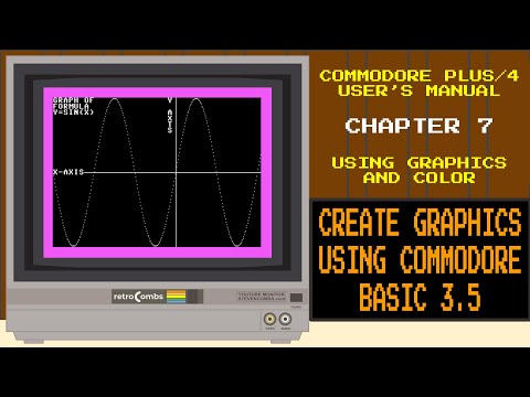 Commodore Plus/4 User's Manual | Chapter 7 - Using Graphics and Colors | Create graphics on Plus/4!