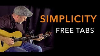 Simplicity - Adam Rafferty - Solo Acoustic Guitar - FREE Tabs Available!