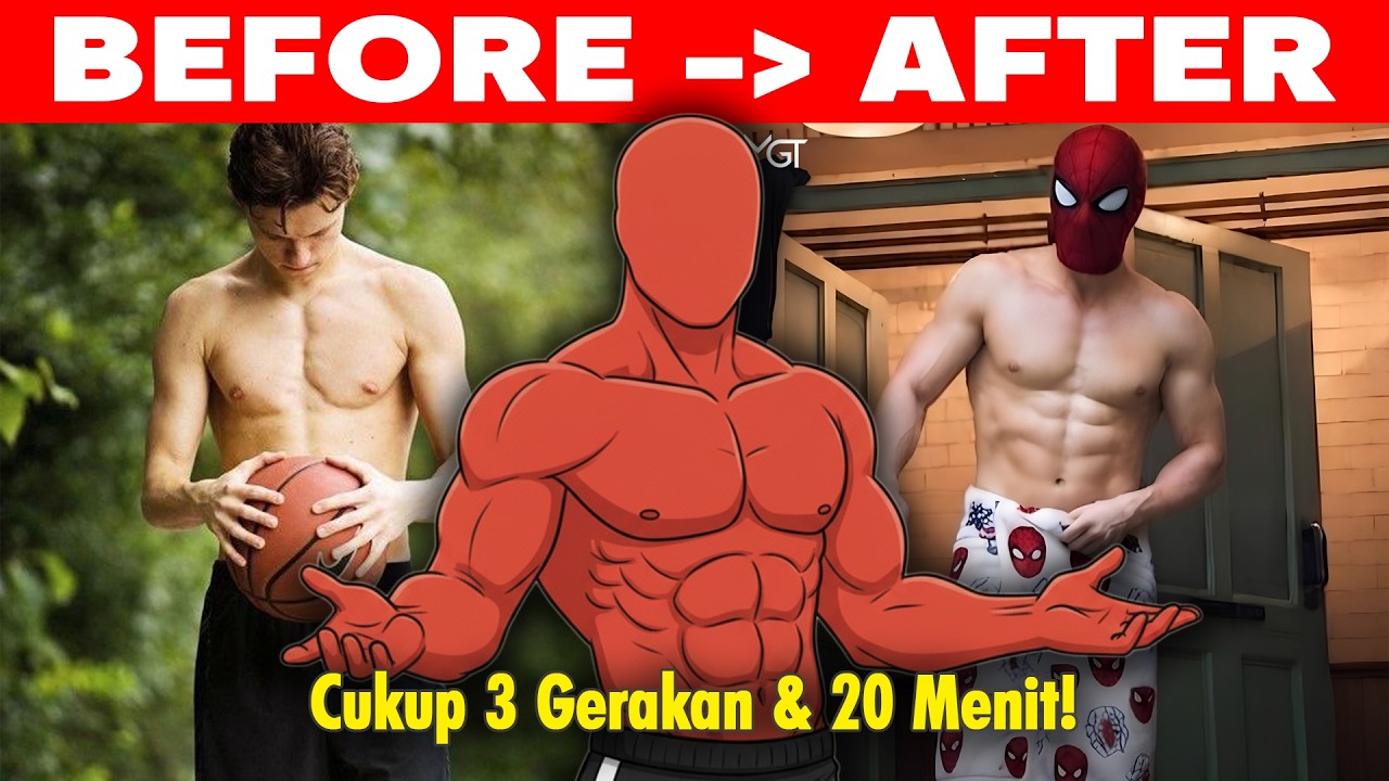 Cuma 3 Gerakan & 20 Menit! Metode Kalistenik "Cindy" Buat Badan Spiderman Ala Tom Holland