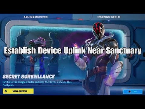 Establish Device Uplink Near Sanctuary - Fortnite Week 10 Resistance Quest