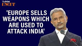 India's foreign minister says no European nation has been attacked with Indian weapons, contrasts with European arms used against India
