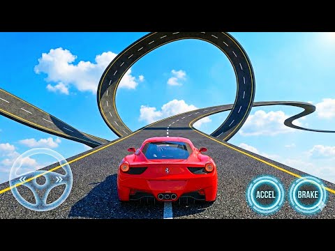 Lamborghini Impossible Stunt Car Tracks 3D  - car game - car race game - car game 2021 - video game