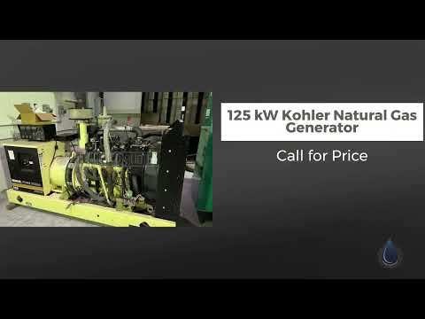 125 kW Kohler Natural Gas Generator | USA