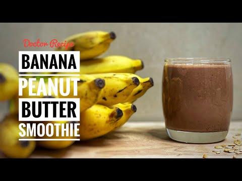 How to make peanut butter banana smoothie | weight reduction easy recipe