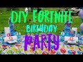 Diy| Fortnite Birthday Party Decor