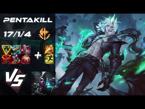 JUNGLE Viego vs Ekko [PENTAKILL] - EU Grandmaster Patch 25.S1.7