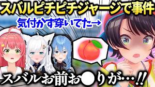 スバル星街家誕生日会とみこちのプレゼントジャージがぴちぴちで…【大空スバル/さくらみこ/ホロライブ切り抜き】