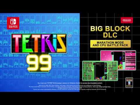Видео № 0 из игры Tetris 99 + Big Block DLC + NSO (12 месяцев индивидуального членства) [NSwitch]