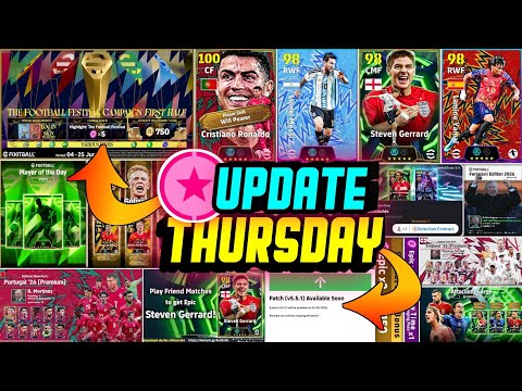 eFootball 2026 New Update v5.5.1! Free Epic 😍 New Treasure Link, Thursday Potw & Free Coins Campaign