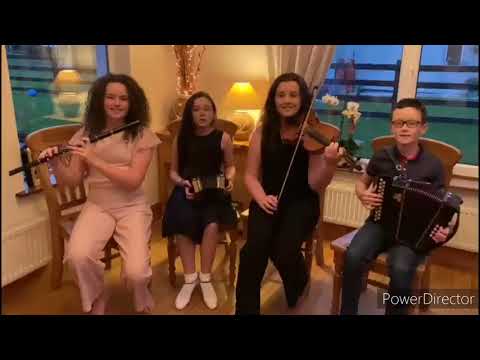 Anglang family, Glenflesk CCÉ, playing 3 polkas for Spink Comhaltas Culture Night 2021