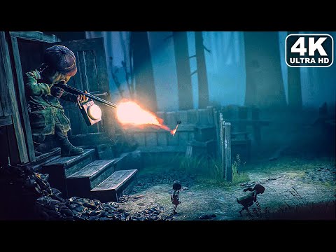 LITTLE NIGHTMARES 2 Hunter Boss Fight (4K 60FPS)