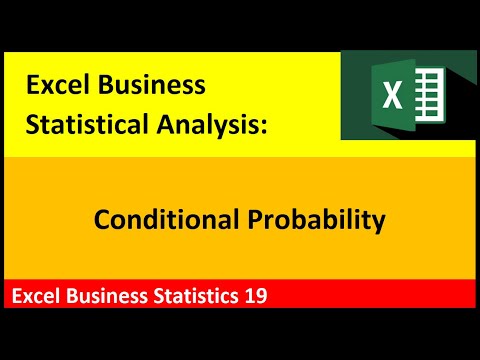 Excel Statistical Analysis 01 Data Statistics
