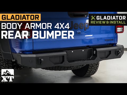 Jeep Gladiator JT Body Armor 4x4 Rear Bumper Review & Install