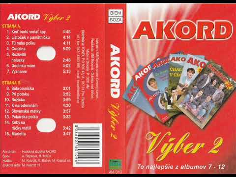 Akord - Vyznanie [Vyber 2 (AMI Records) (AM 010)] (Słowacka Biesiada)
